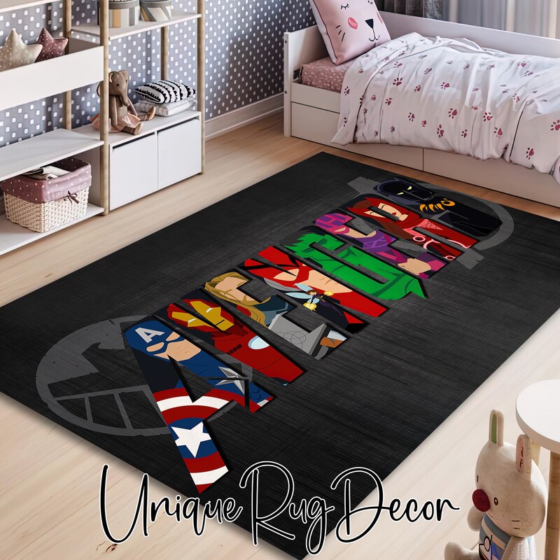 Avengers Rug - Etsy
