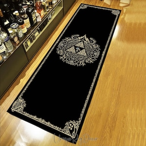 Zelda Runner Rug: Game Room Gaming Decor