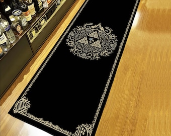 Zelda Runner Rug: Game Room Gaming Decor