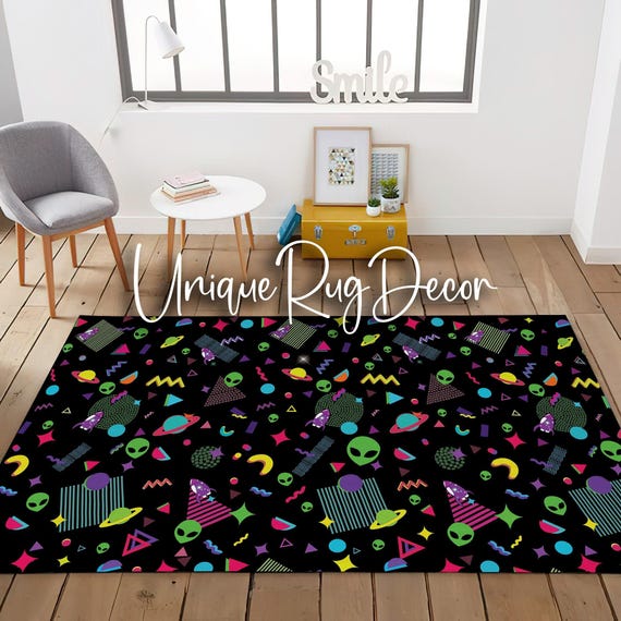 ラグ・カーペット ARCADE GAME RUG Amazon.com: Classic Arcade Games Rug Retro 90s Arcade