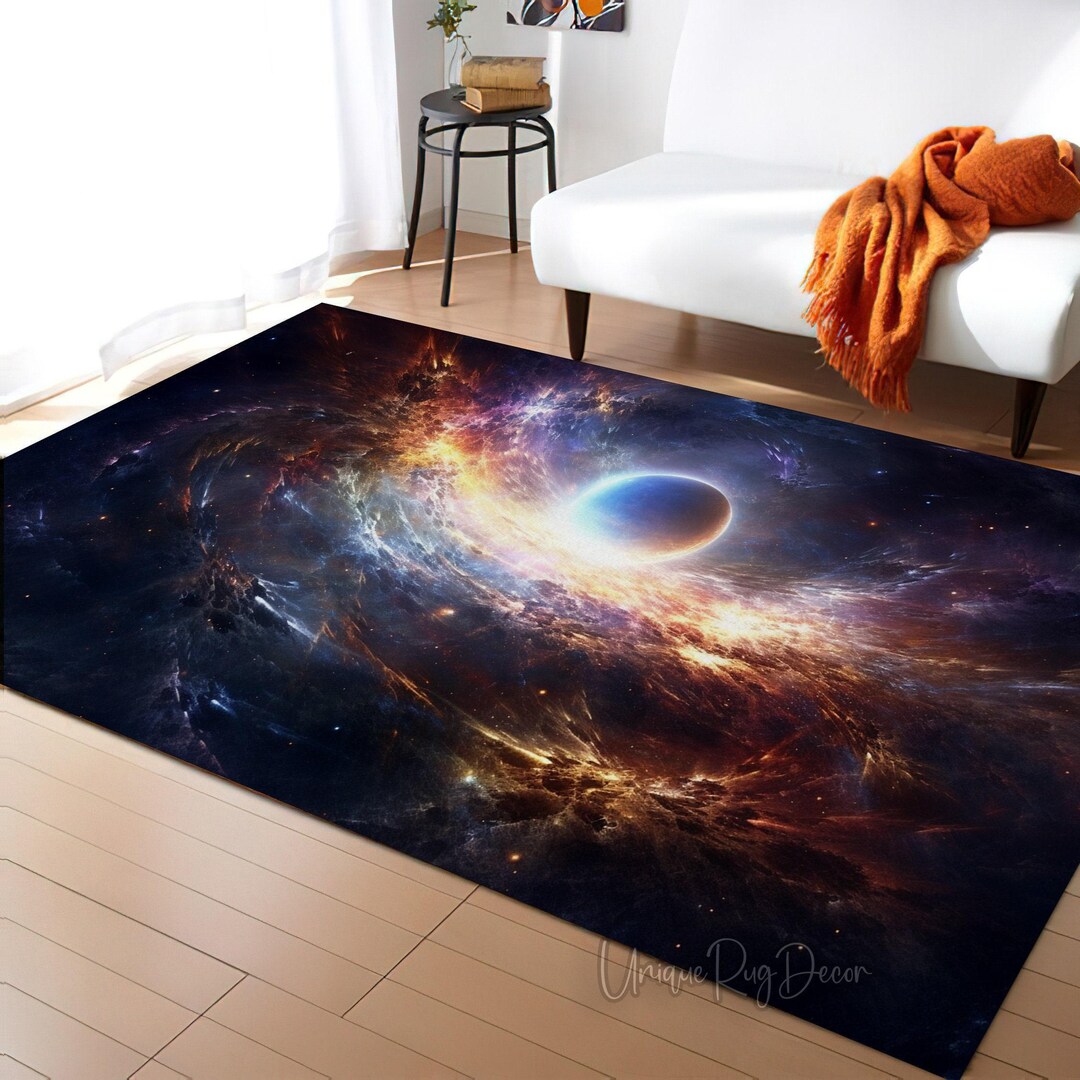 Galaxy Rug Texture 3D Galaxy Rug: Nebula Clouds & Stars, Space Theme Decor - Etsy Canada