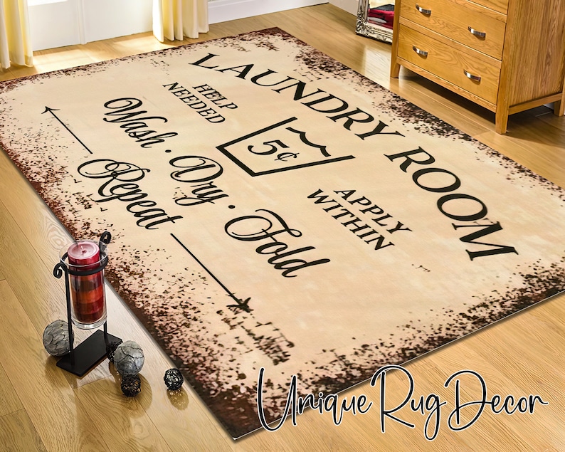 Nonslip Laundry Rug Laundry Carpet Runner Rug for Laundry Etsy