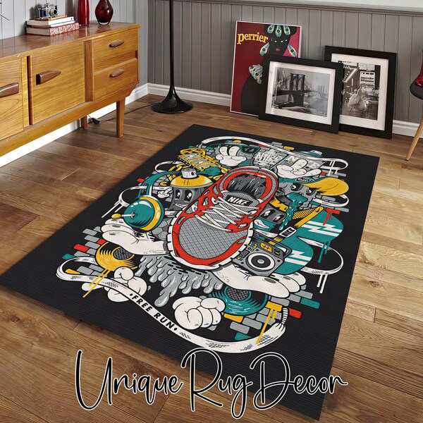 Jordan Shoe Carpet Etsy