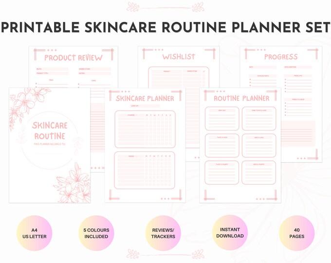 Downloadable Skincare Ingredient Guide Digital Printable PDF Skincare ...