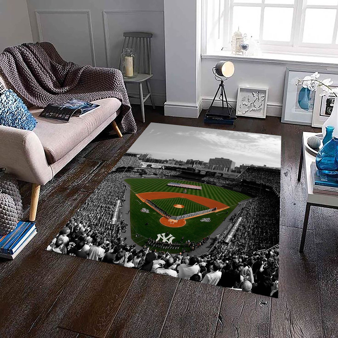 Yankee Stadium Rug New York Yankees Stadium Rug Sports Rug MLB Lovers