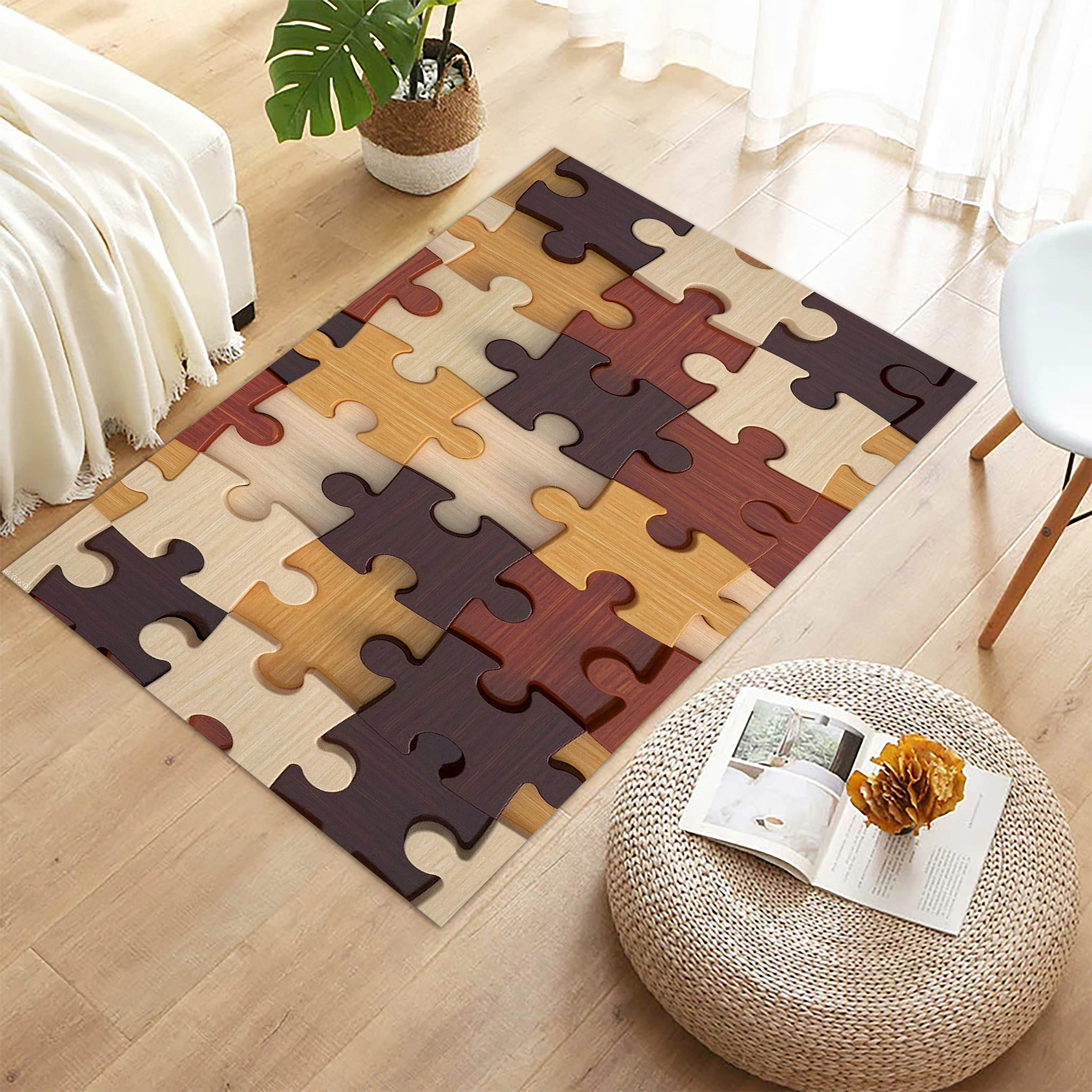 Puzzle Rug,puzzle Piece Rug,puzzle Rug,colorful Rug,living Room