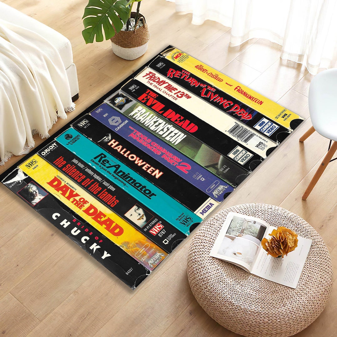Horror Movie Rug,halloween Rug, Horror Rug, Movie Characters Rug