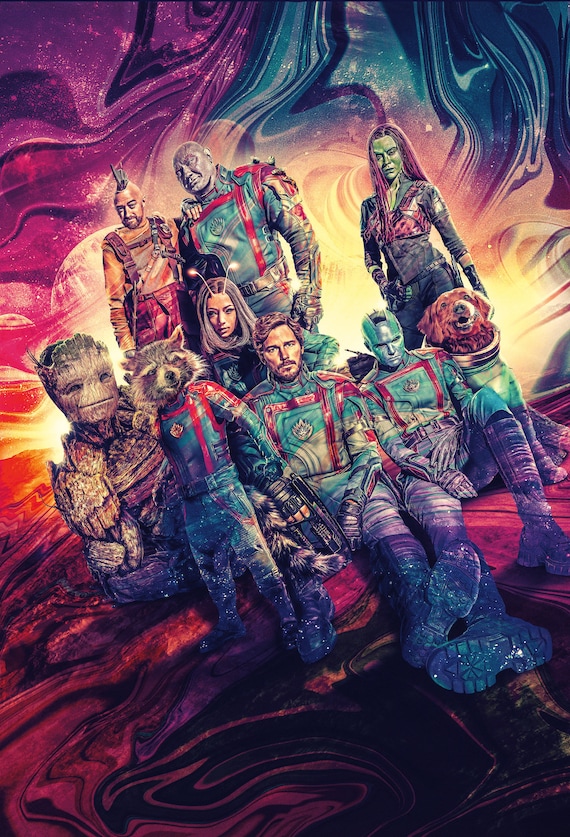 Marvel's Guardians of the Galaxy, Fan Art Poster/print - Etsy
