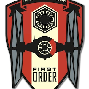 Star Wars Imperial Squadron/Unit patch Vinyl stickers