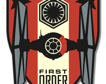 Star Wars Imperial Squadron/Unit patch Vinyl stickers