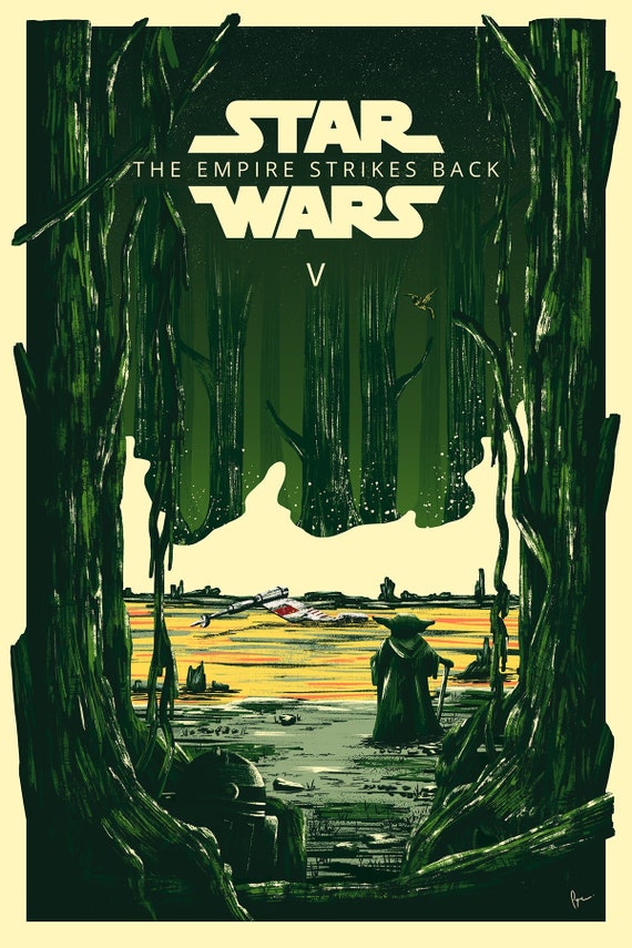 スターウォーズ『帝国の逆襲』、代替ポスター/プリント - Etsy 日本