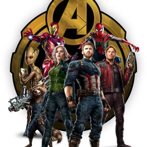 A Single Large Marvel&#39;s Avenger Movie Character Vinyl Sticker and laptop Decal