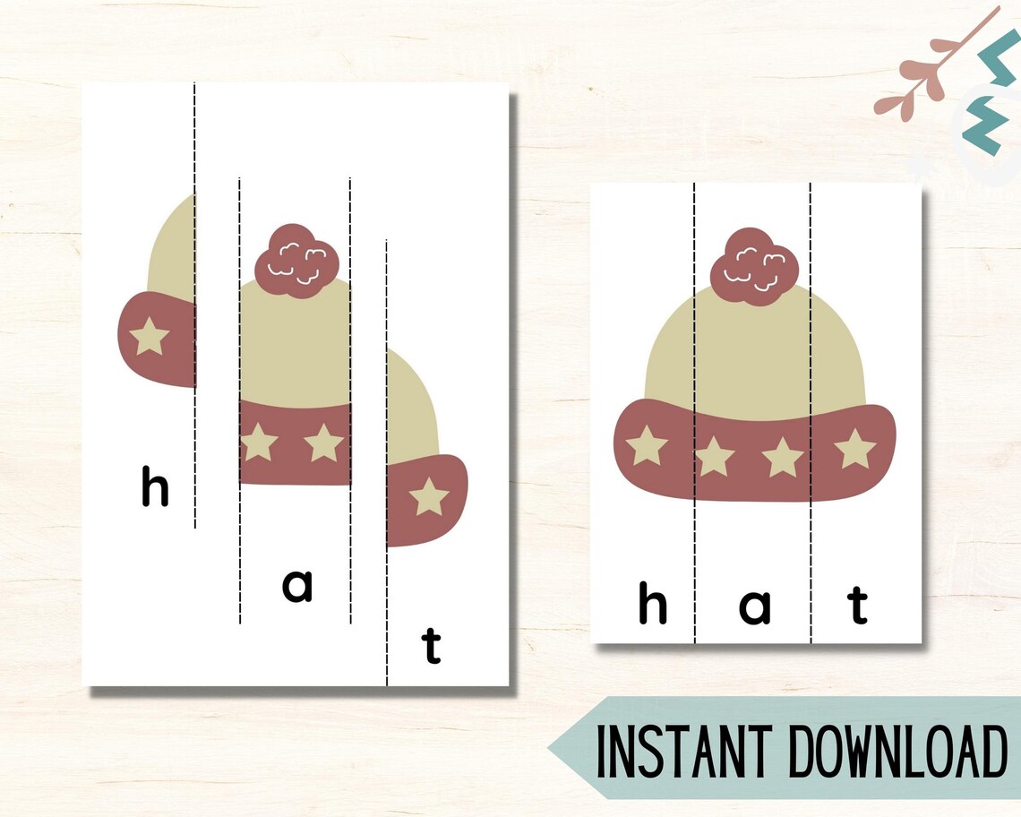 CVC Words Cards Printable, Phonics CVC Words Families, CVC Words ...