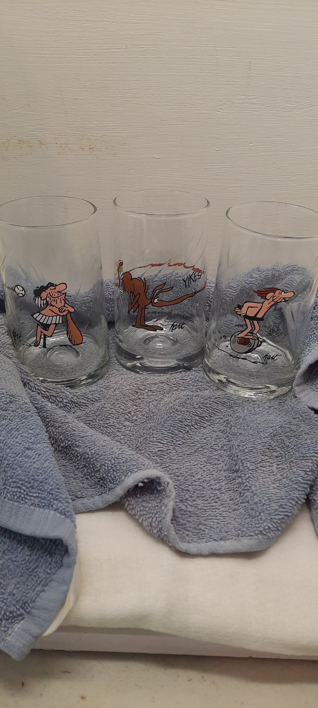 Vintage 1981 Arby's B.C. Ice Age Collector Series Glasses, Set of 3 - Etsy