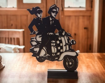 Rude boy and girl scooter tribute