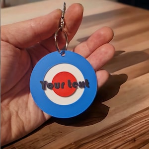 Custom mod target key/bag clip