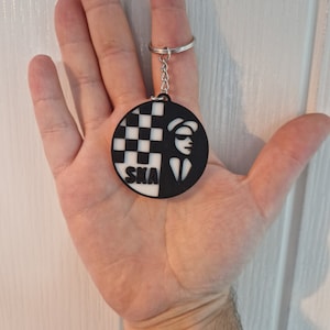 SKA inspired key/bag ring