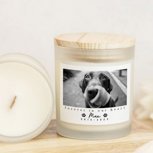 Pet Memorial Candle, Custom Pet Memorial, Loss Of Cat, Pet Memorial Gift, Loss of Dog, Pet Remembrance Gift, Pet Sympathy For Fur Parents