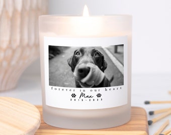 Pet Memorial Candle, Custom Pet Memorial, Loss Of Cat, Pet Memorial Gift, Loss of Dog, Pet Remembrance Gift, Pet Sympathy For Fur Parents