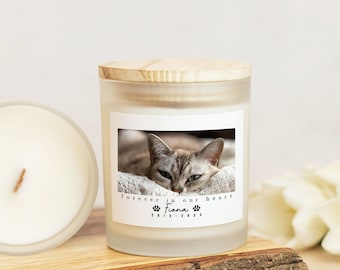 Pet Memorial Candle, Custom Pet Memorial, Loss Of Cat, Pet Memorial Gift, Loss of Dog, Pet Remembrance Gift, Pet Sympathy For Fur Parents