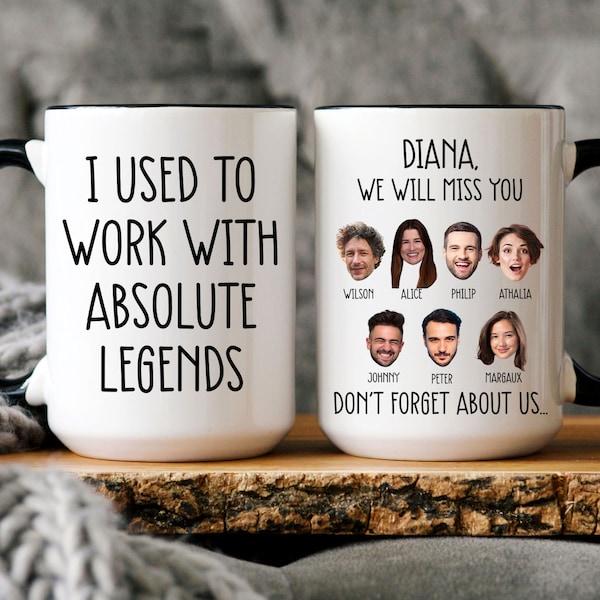 Coworker Retirement Mug, Retired Coworker Gifts, I Used To Work With Legends, Mug For Retirement, Colleague Leaving Gift, Leaving Job Gift