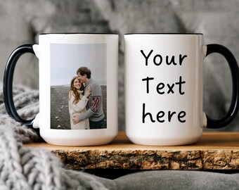 Personalized Photo Mug: Custom Ceramic Coffee Cup