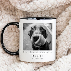 Personalisierte Haustier Foto Tasse: Personalisiertes Hunde Erinnerungsgeschenk