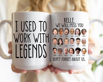 Lustige Mitarbeiter-Ruhestand-Tasse: Ich habe mit Legenden gearbeitet