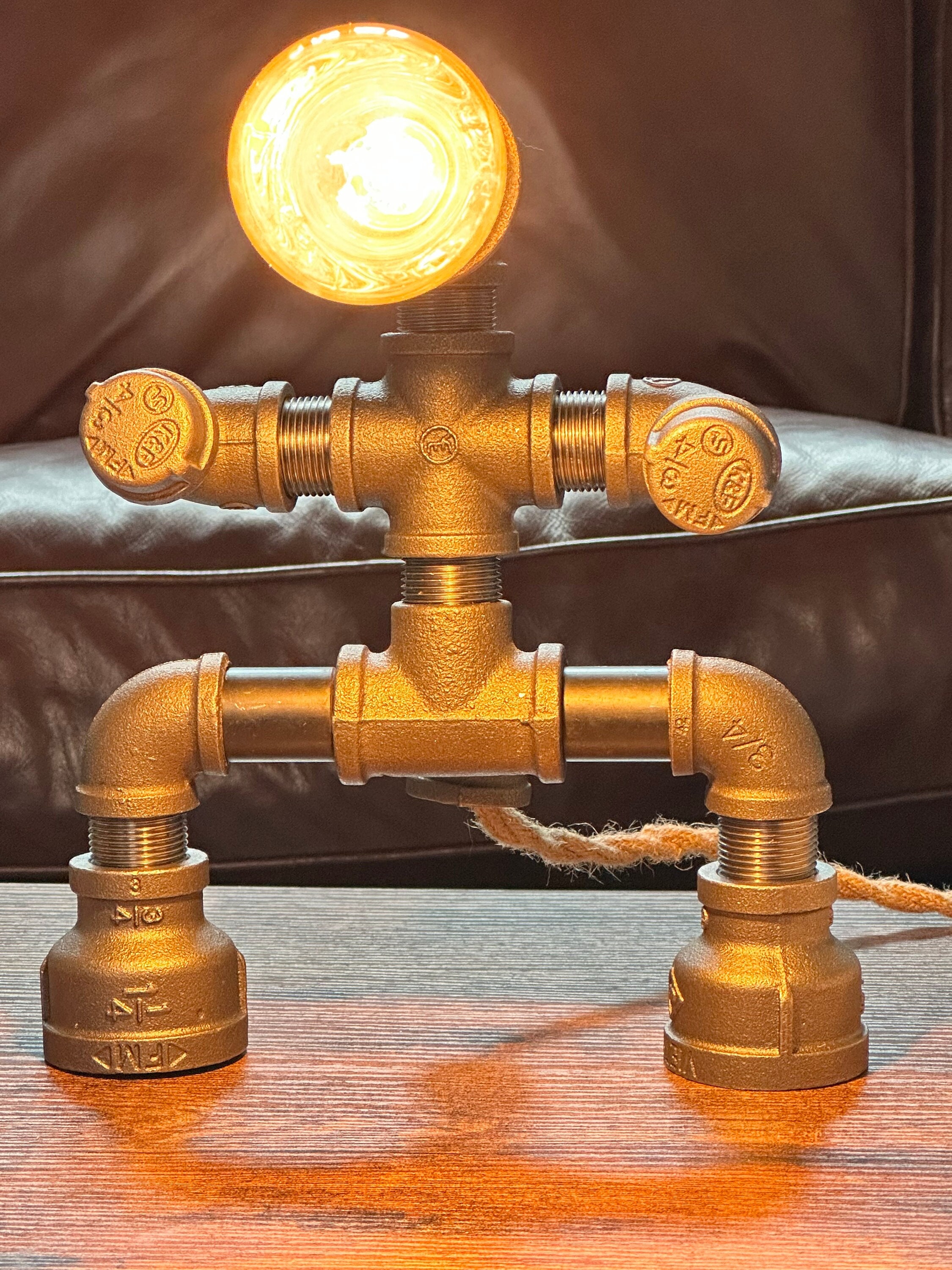 Steampunk Industrial Style Lamp Etsy