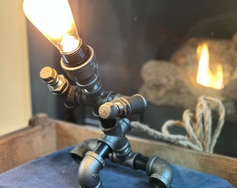 Industrial Steampunk Style Lamp Etsy