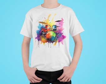 Lot De T-shirts Et Débardeurs Gildan - Thème Batterie Batteur, Motif Banksy, Tailles S à XXL