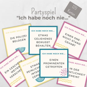 Juego de fiesta Nunca, juego de beber, juego de cumpleaños Plantilla de juego de fiesta JGA, 120 cartas, personalizable, diseño retro de los 90