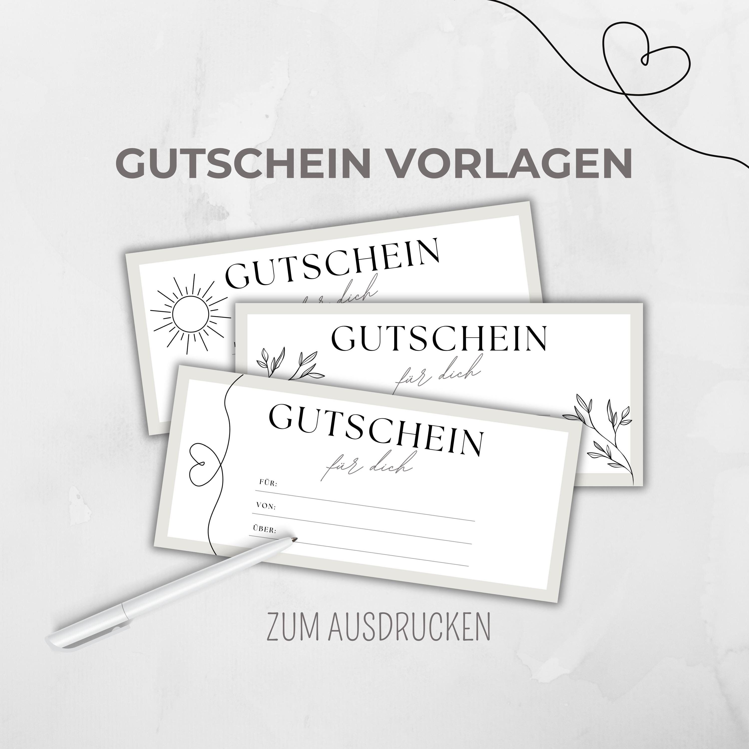100 Gutscheine, Blanko Zum Selber Ausfüllen. Für Weihnachten X-mas
