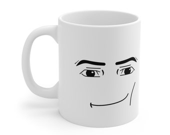Roblox Man Face Ceramic Mug 11oz
