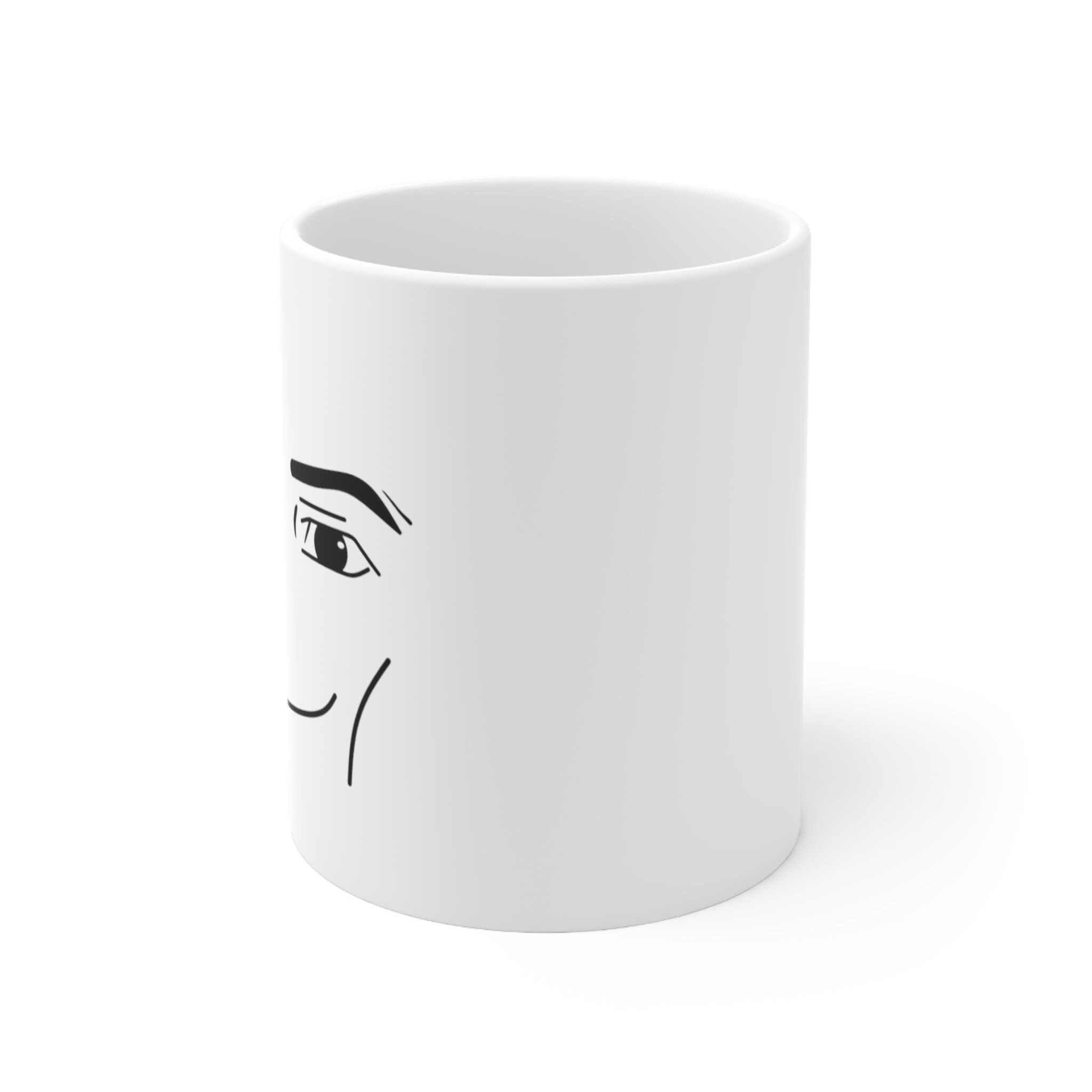 Roblox Man Face Coffee Mug for Sale by rbopone