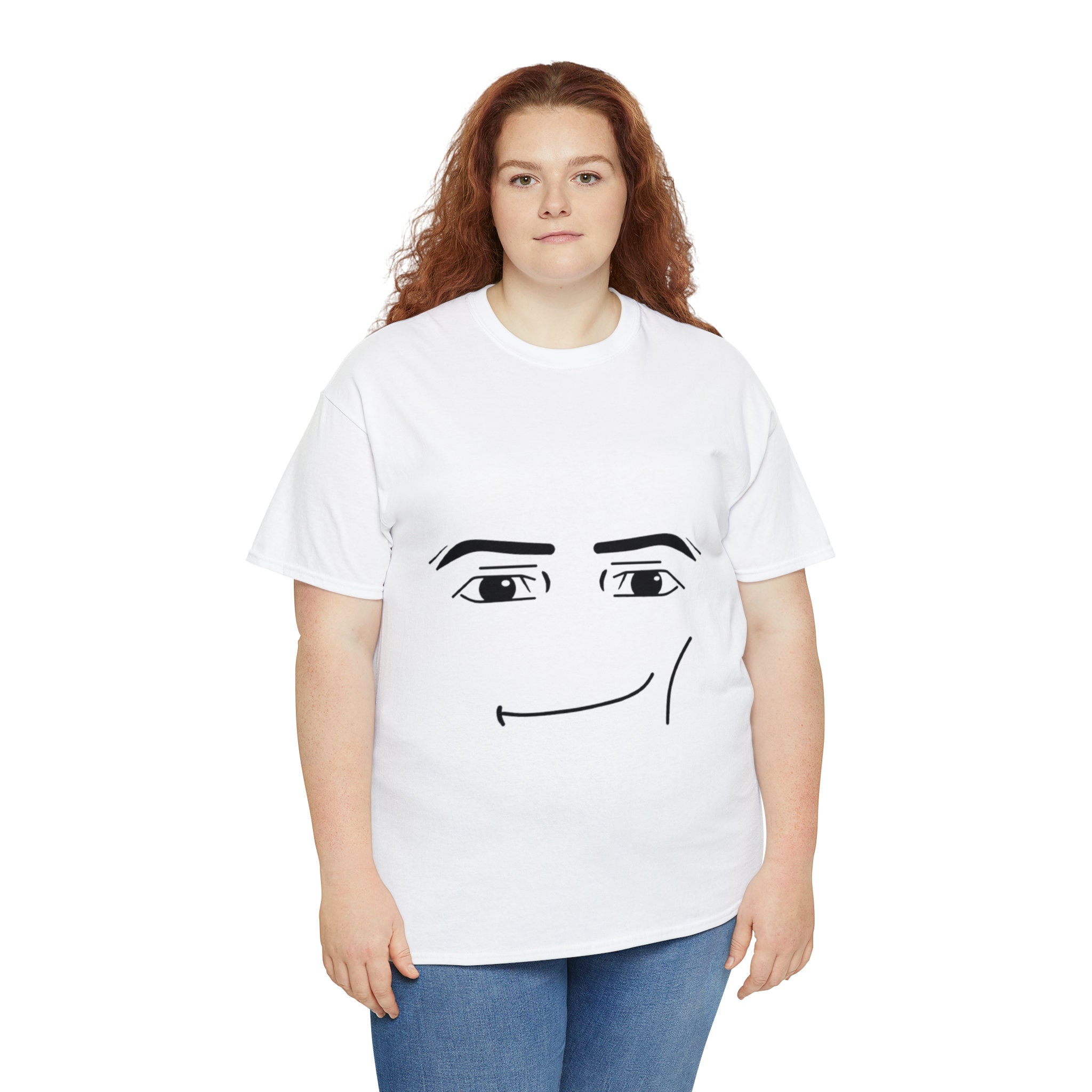 roblox man face Active T-Shirt for Sale by DOPANDA .