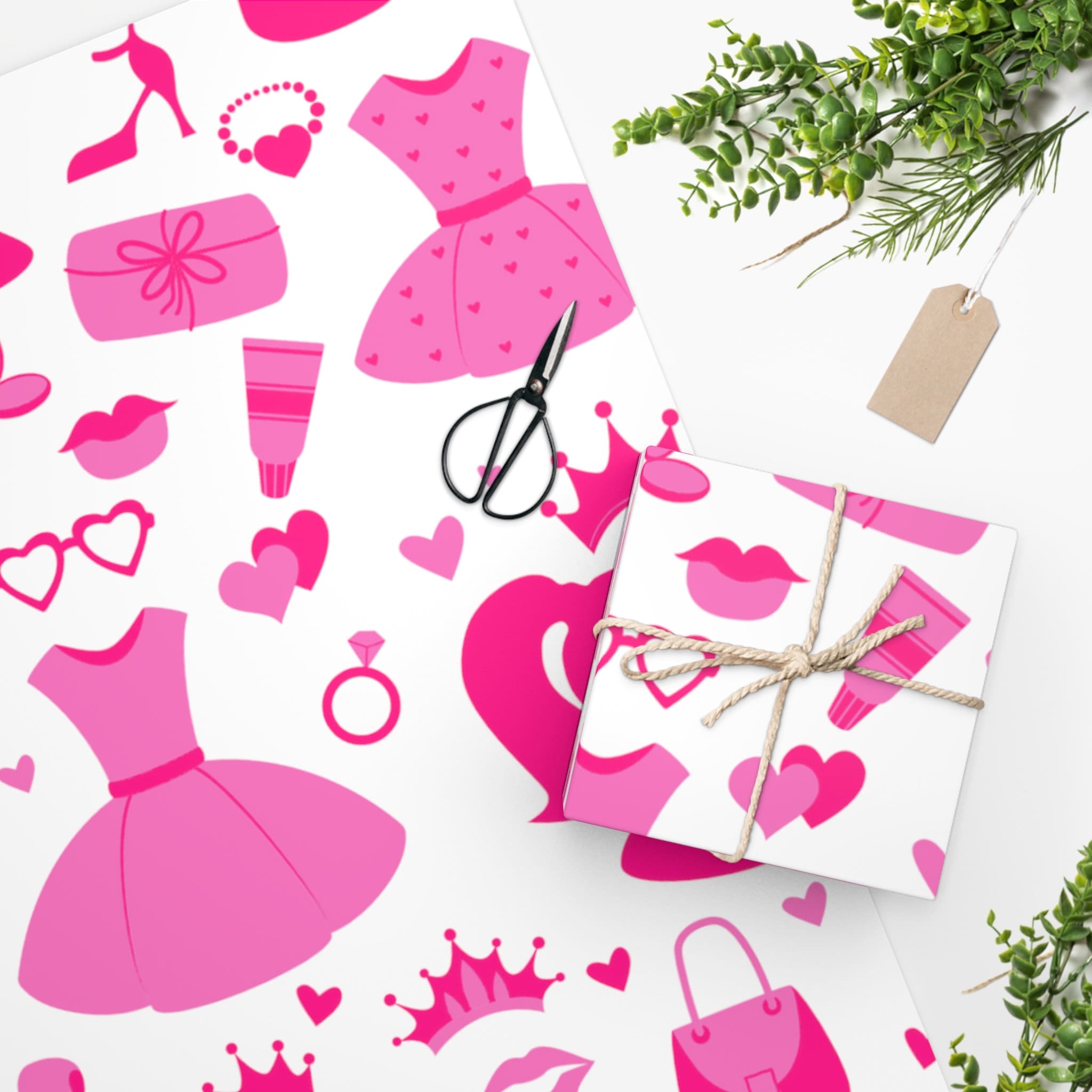 Barbie Wrapping Paper, Birthday Wrapping Paper, Gift Wrapping Paper sold by Cecily Lively | SKU