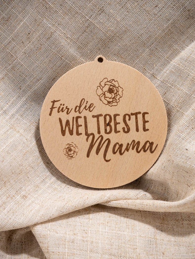 Geschenkanhänger Für den Muttertag Anhänger als Geschenkbeilage oder zum aufhängen in verschiedenen Muttertags Designs. Design 4