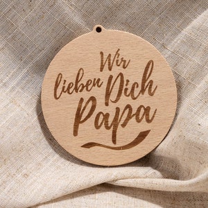 Geschenkanhänger für den besten Papa Anhänger als Geschenkbeilage oder zum aufhängen in verschiedenen Designs. Design 3