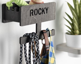 Inexterior dog coat rack - Practical hanging of dog leashes and accessories - Neat and stylish for your four-legged companion