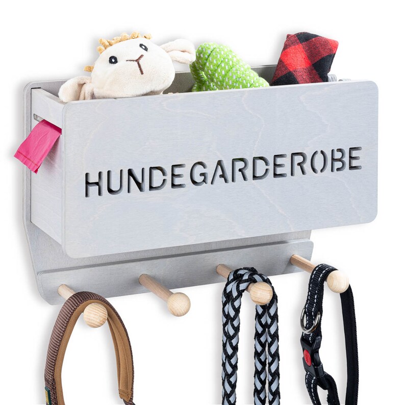 Hundegarderobe Classic Praktisches Aufhängen von Hundeleinen und Accessoires Ordentlich und stilvoll für Ihren vierbeinigen Begleiter Bild 8