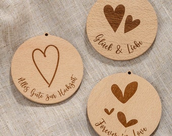 Gift tags for weddings - Tags for bottles and gifts or for hanging