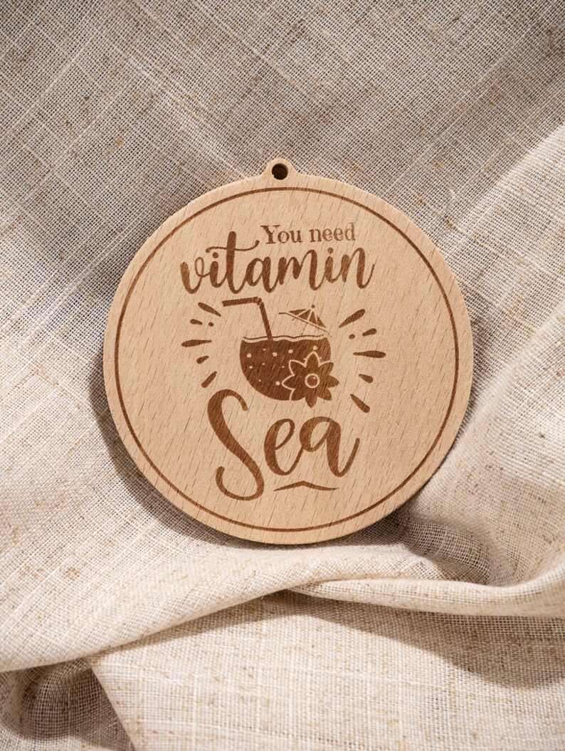 Geschenkanhänger für Urlaub und Familienzeit Anhänger als Geschenkbeilage oder zum aufhängen in verschiedenen Designs. Vitamin Sea