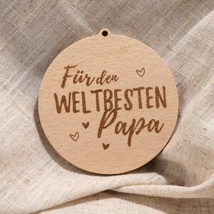 Geschenkanhänger für den besten Papa Anhänger als Geschenkbeilage oder zum aufhängen in verschiedenen Designs. Design 4