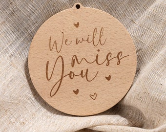 Gift tags for farewells - tags as a gift attachment or to hang up in various farewell designs.