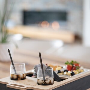 Inexterior Couchbar Couchbutler Snack bar for a cozy evening on the sofa with chips, snacks and drinks or as a gift image 8