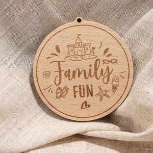 Geschenkanhänger für Urlaub und Familienzeit Anhänger als Geschenkbeilage oder zum aufhängen in verschiedenen Designs. Family