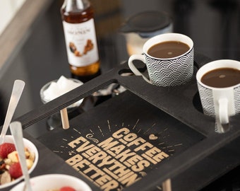 CoffeeBar - Couchbar voor koffie - Geniet van uw favoriete koffie vanaf de bank - Stijlvol ontwerp voor ontspannen koffiemomenten thuis