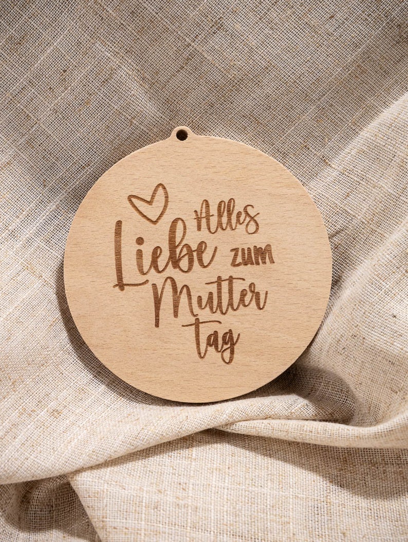 Geschenkanhänger Für den Muttertag Anhänger als Geschenkbeilage oder zum aufhängen in verschiedenen Muttertags Designs. Design 2