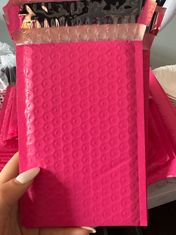 Pink Bubble Wrap Packets